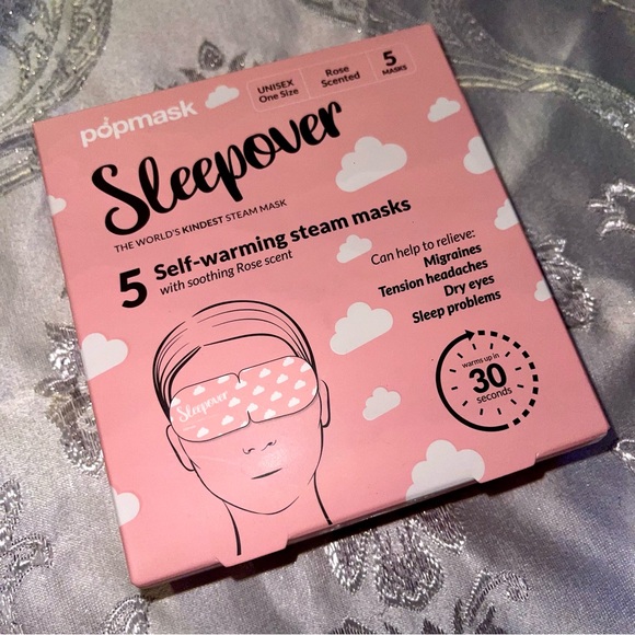 🍃🌸Popmask 5 Piece Sleepover Rose Scented Self-warming Sleep Masks🌸🍃 - Picture 2 of 3